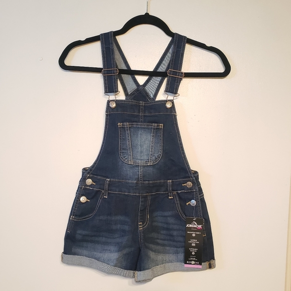 Girls: 7/8 Jordache Shortalls - Picture 3 of 5